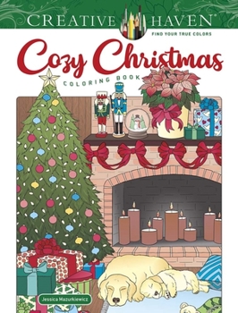 Paperback Creative Haven Cozy Christmas Coloring Book