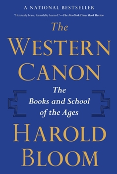 Paperback The Western Canon: The Books and School of the Ages Book