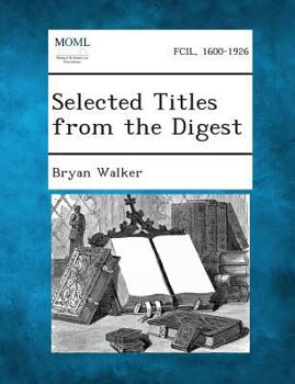 Paperback Selected Titles from the Digest Book