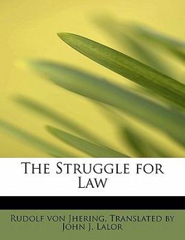 Paperback The Struggle for Law Book