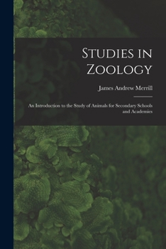 Paperback Studies in Zoology: an Introduction to the Study of Animals for Secondary Schools and Academies Book