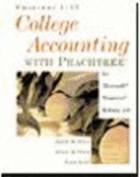 Hardcover College Accounting with Peachtree, Volume 1 [With CDROM] Book