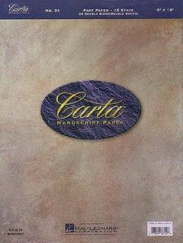 Paperback Carta Manuscript Paper No. 34 - Mid-Range Book