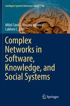 Paperback Complex Networks in Software, Knowledge, and Social Systems Book