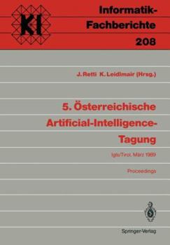 Paperback 5. Österreichische Artificial-Intelligence-Tagung: Igls/Tirol, 28.-31. März 1989 Proceedings Book
