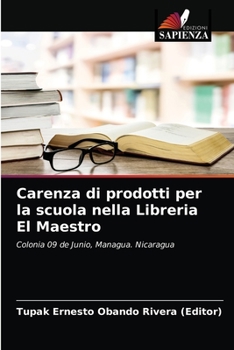 Paperback Carenza di prodotti per la scuola nella Libreria El Maestro [Italian] Book
