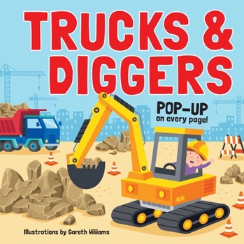 Hardcover Trucks & Diggers: Pop-Up Book