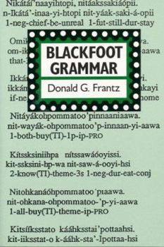 Paperback Blackfoot Grammar Book