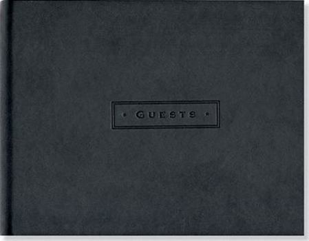 Hardcover Classic Black Guest Book