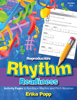Paperback Reproducible Rhythm Readiness: Activity Pages to Reinforce Rhythm and Pitch Notation Book