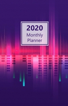 Paperback 2020 Monthly Planner: Portable. Month on 2 pages followed by six Notes pages. Monthly layout Includes To-do section. 8.5"x 5.5". Fits in pur Book