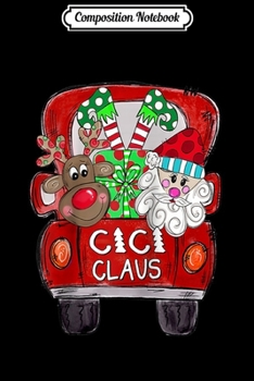 Paperback Composition Notebook: Cici Claus Christmas Raglan Baseball Journal/Notebook Blank Lined Ruled 6x9 100 Pages Book