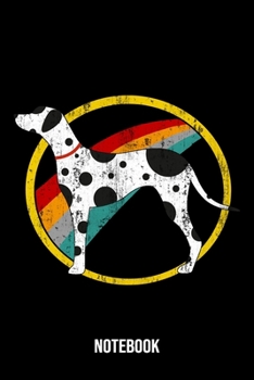 Notebook: Dalmatian Notebook Blank Dot Grid Dogs Journal dotted with dots 6x9 120 Pages Checklist Record Book Dog Lovers Take Notes dalmatian dog breed Planner Paper Christmas Gift for Dalmatian Lover