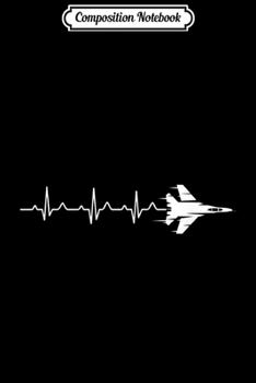 Composition Notebook: Airplane T-38 Talon Heartbeat Pilot Flying Gift  Journal/Notebook Blank Lined Ruled 6x9 100 Pages