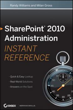Paperback SharePoint 2010 Administration Instant Reference Book
