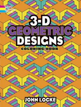 Paperback 3-D Geometric Designs Book