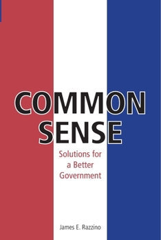 Paperback Common Sense: Solutions for Better Government [Large Print] Book