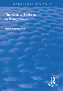 Hardcover The Keys to Success in Management Book