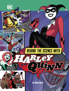 Hardcover Behind the Scenes with Harley Quinn Book