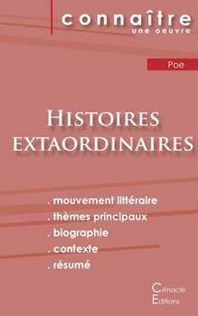 Paperback Fiche de lecture Histoires extraordinaires de Poe (Analyse littéraire de référence et résumé complet) [French] Book