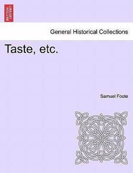 Paperback Taste, Etc. Book