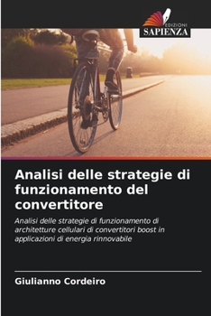 Paperback Analisi delle strategie di funzionamento del convertitore [Italian] Book