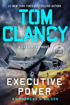 Paperback Tom Clancy Executive Power [Large Print] Book