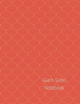 Paperback Giant-Sized Notebook: 600 Ruled Pages Scales Design, Notebook/300 Sheets Book