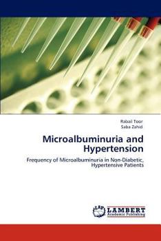 Paperback Microalbuminuria and Hypertension Book