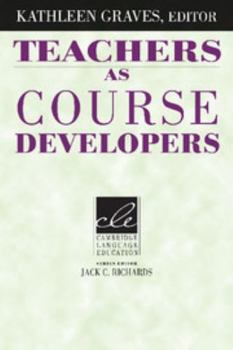 Paperback Teachers as Course Developers Book
