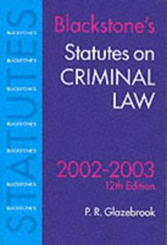 Paperback Statutes on Criminal Law Book