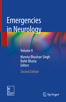 Hardcover Emergencies in Neurology: Volume II Book