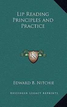 Hardcover Lip Reading Principles and Practice Book