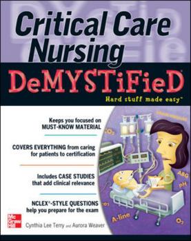 Paperback Critical Care Nursing Demystified Book