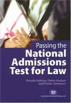 Paperback Passing the National Admissions Test for Law Book