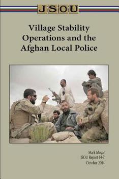 Paperback Village Stability Operations and the Afghan Local Police Book