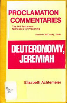 Hardcover Deuteronomy, Jeremiah Book