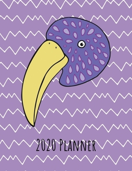 2020 Planner: Weekly Dated With Inspirational Quotes Purple - Bird (Cute & Adorable Calendar Planners for All)