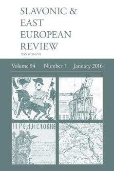 Paperback Slavonic & East European Review (94: 1) January 2016 Book