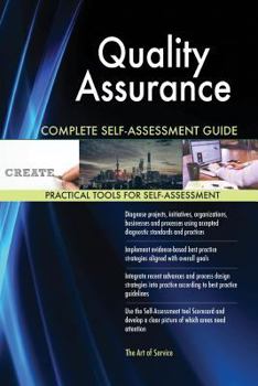 Paperback Quality Assurance Complete Self-Assessment Guide Book