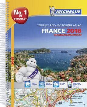 JP Oversized France 2018 Tourist & Motoring Atlas Book