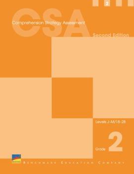 Unknown Binding COMPREHENSION STRATEGY ASSESSMENT LEVELS J-M/18-28 GRADE 2 Book