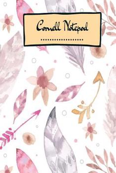 Cornell Notes : Boho Watercolor Feathers Cornell Notes Notepad 200 Pages 6 X 9 Cornell Notebook for Students - School Composition Book