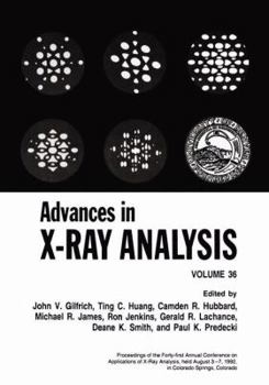 Paperback Advances in X-Ray Analysis: Volume 36 Book