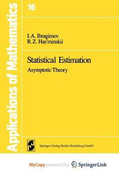 Paperback Statistical Estimation: Asymptotic Theory Book