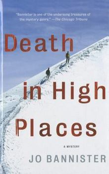 Hardcover Death in High Places [Large Print] Book