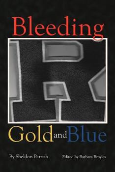 Paperback Bleeding Gold and Blue Book