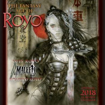 Calendar Fantasy Art of Royo 2018 Wall Calendar Book