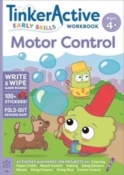 Paperback Tinkeractive Early Skills Motor Control Workbook Ages 4+ Book