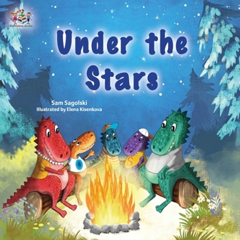 Paperback Under the Stars: Bedtime story for kids [Large Print] Book